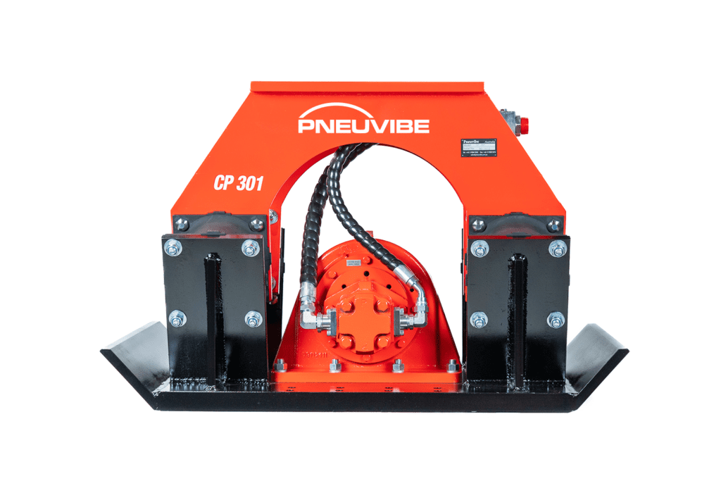 PneuVibe compactor close-up