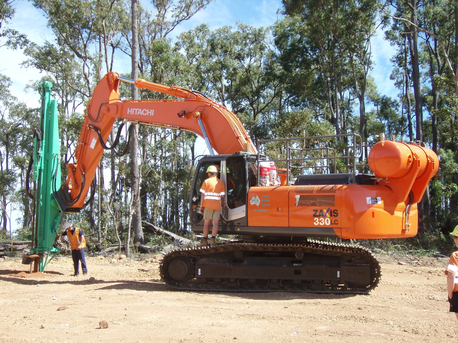 Montabert CPA on a Hitachi ZX330LC at the Alcoa bauxite operation