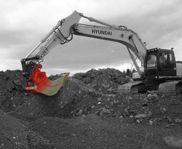 Rotar EVB segregator bucket close up