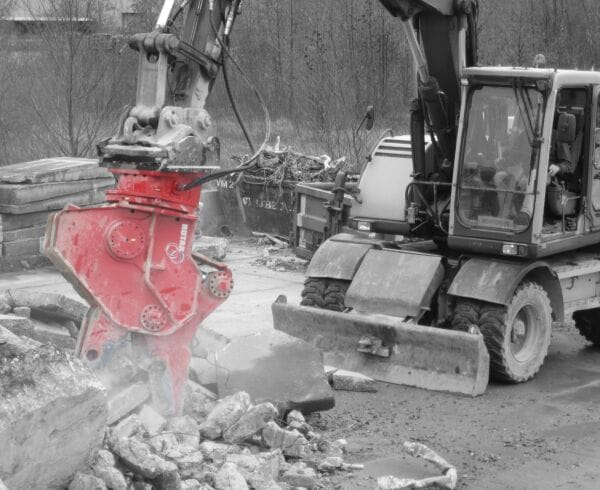 Rotar RDP pulveriser close up