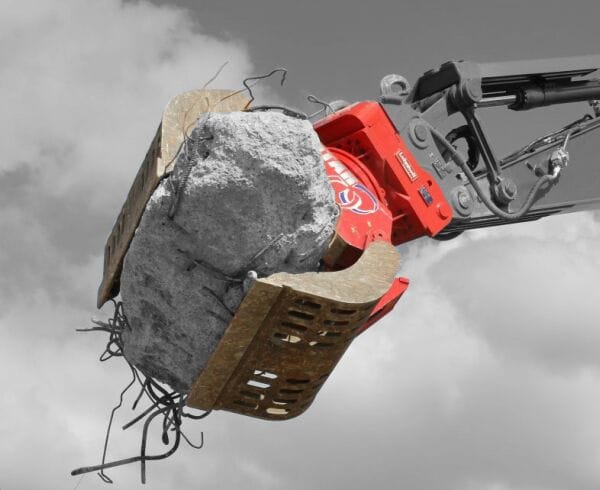 Rotar RG grab loading rubble