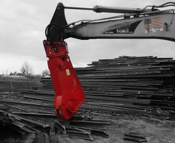Rotar RRC rail cutter in action